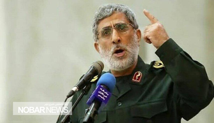 واکنش تند سردار قاآنی به آتشسوزی ناو آمریکایی