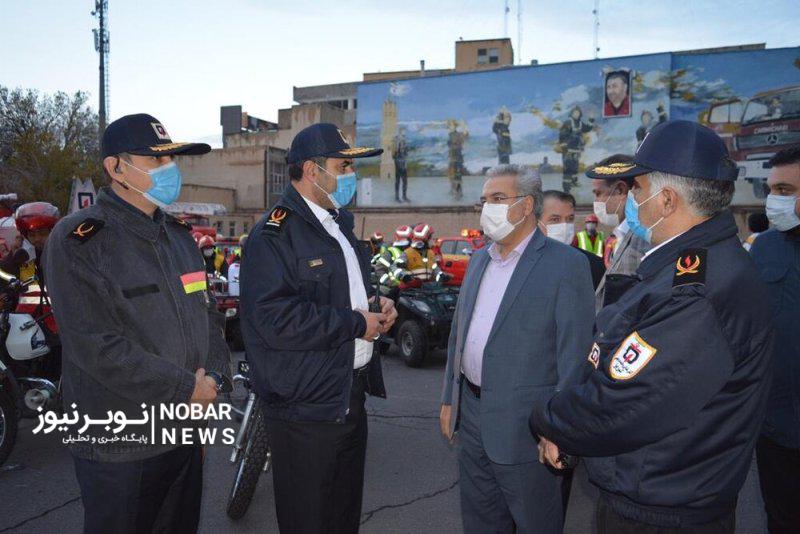 قدردانی از تلاش شهرداری و آتشنشانی در عملیات گندزدایی معابر
