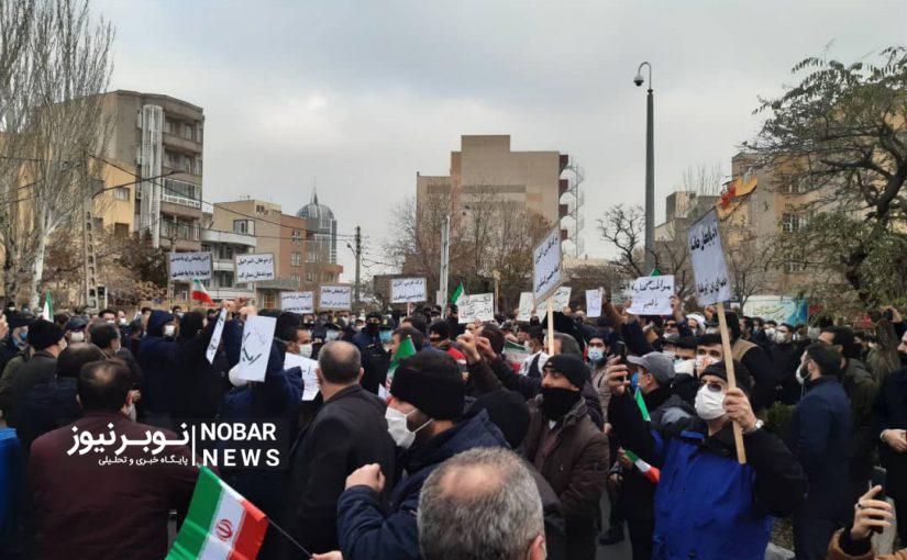 تجمع اعتراضی تبریزی‌ها مقابل کنسولگری ترکیه+متن بیانیه