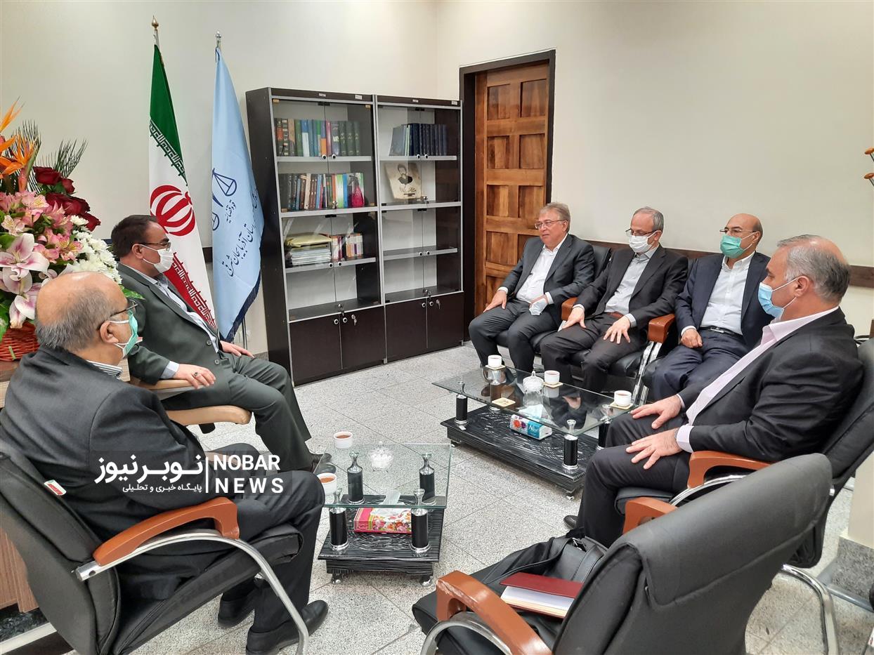 دیدار نوروزی هیات رییسه و هیات نمایندگان اتاق با دادستان تبریز