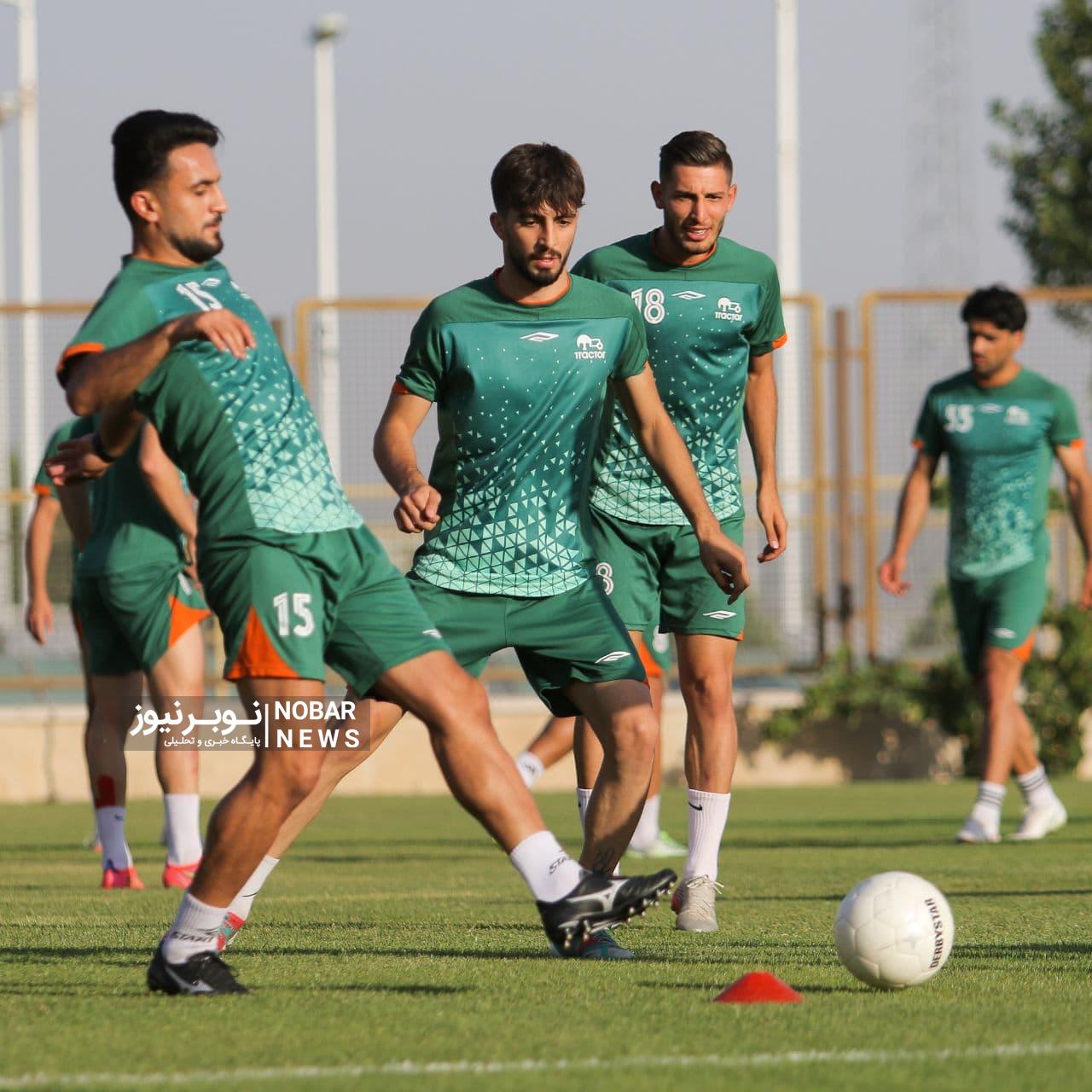 اولین تمرین تراکتور در تهران برای سوپر جام