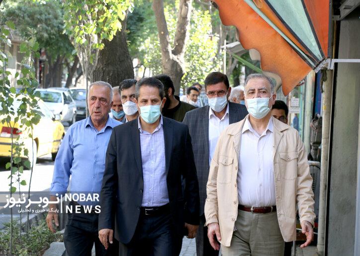 بازدید نماینده مردم تبریز در مجلس شورای اسلامی از محله خیام