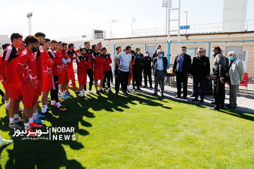 زنوزی در تمرین تراکتور حضور یافت