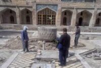 اتمام مرمت مدرسه تاریخی مجموعه کهن حسن پادشاه تا پایان سال جاری