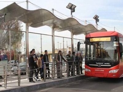 خاک خوردن 98 اتوبوس در پارکینگ شرکت واحد تبریز
