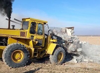 تخریب ۱۲ مورد ساخت و ساز غیرمجاز در شهرستان مراغه