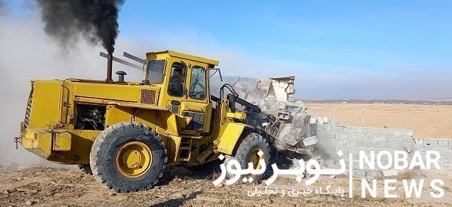 تخریب ۱۲ مورد ساخت و ساز غیرمجاز در شهرستان مراغه