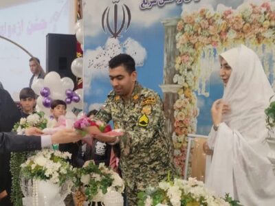 جشن ازدواج ۱۱۰ زوج در آذربایجان‌شرقی