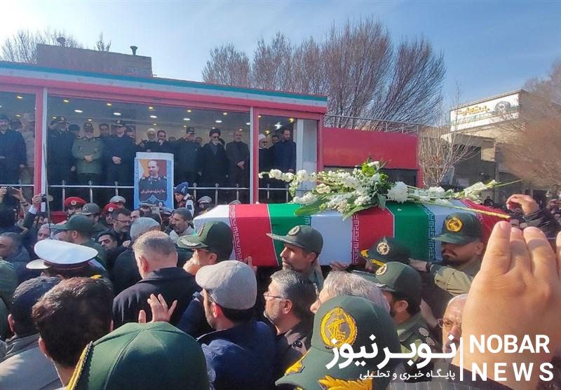 مراسم تشییع پیکر استاندار فقید آذربایجانشرقی