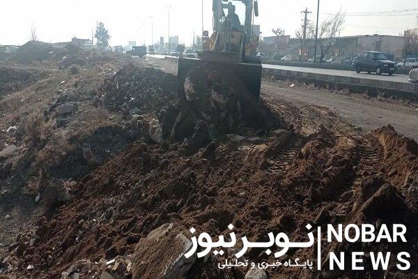 حاشیه جاده تبریز – مرند تسطیح و همسطحسازی میشود