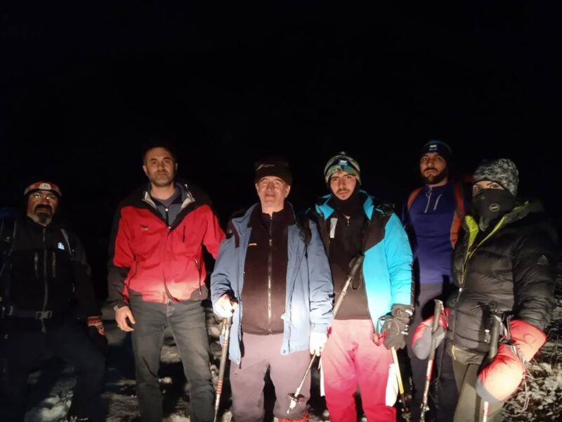 نجات جان مرد مفقود شده در ارتفاعات میشوی مرند