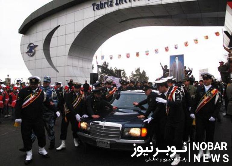 مراسم نمادین ورود تاریخی حضرت امام خمینی(ره) به میهن اسلامی در تبریز برگزار شد