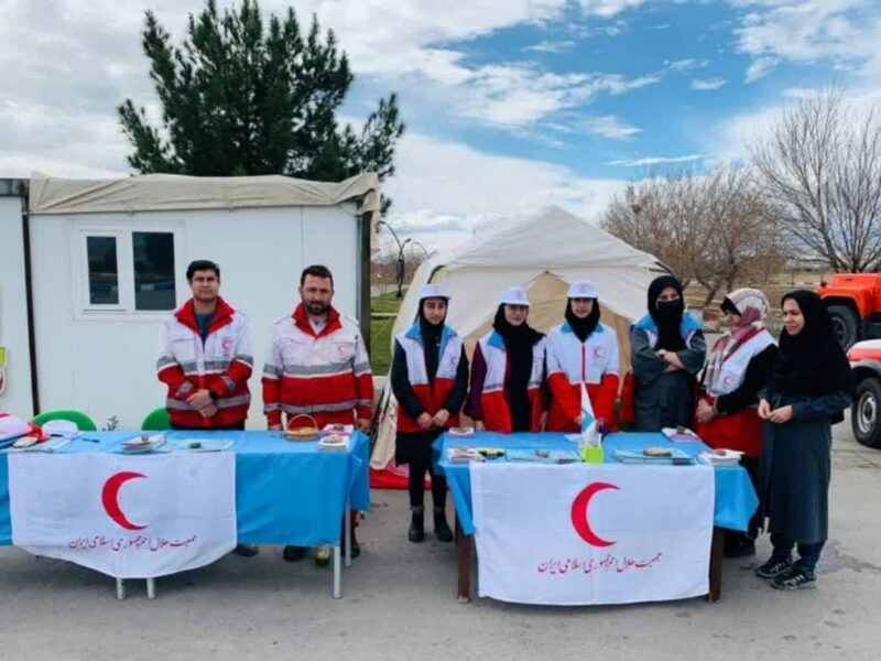 اجرای طرح ملی امداد و نجات نوروزی هلال احمر در آذربایجان شرقی