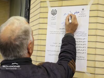 حضور حماسی مردم تبریز در پای صندوق‌های رای