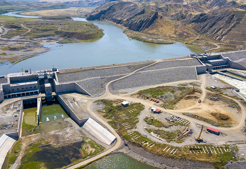 افتتاح سد «قیز قلعهسی» با حضور روسای جمهور ایران و آذربایجان